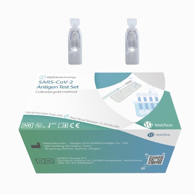 Πλαστικά 2 έτη ζωής του προϊόντος στο ράφι SAR-CoV-2 καθορισμένη Nasopharyngeal πατσαβούρα 10 δοκιμής αντιγόνων δοκιμή/κιβώτιο